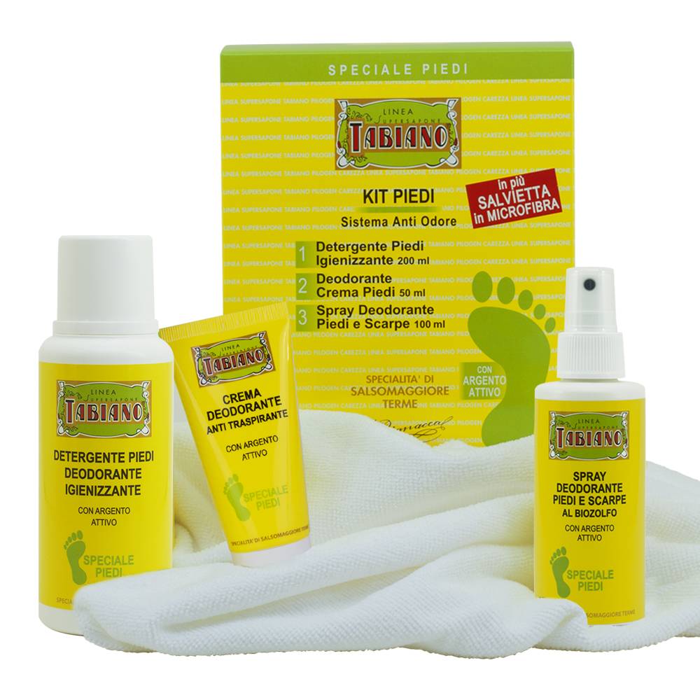 Pilogen Carezza Kit Piedi - Linea Supersapone Tabiano Consegna Veloce