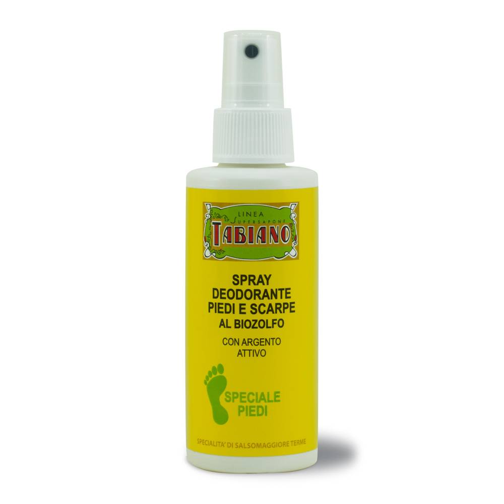 Pilogen Carezza Spray Deodorante Piedi e Scarpe 100ml - Linea Supersapone Tabiano