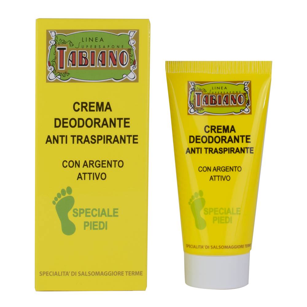 Pilogen Carezza Crema Deodorante anti traspirante Piedi 50ml - Linea Supersapone Tabiano Outlet
