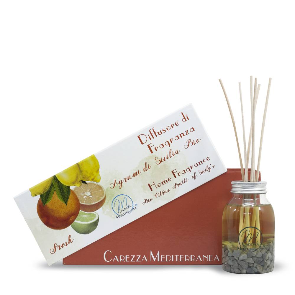 Pilogen Carezza Diffusore di Fragranza agli Agrumi di Sicilia 180ml - Carezza Mediterranea Vendita Economica