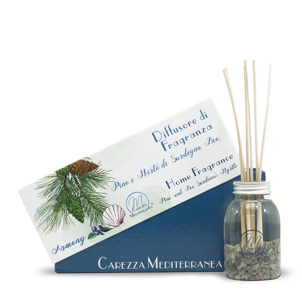 Pilogen Carezza Diffusore di Fragranza al Pino e Mirto di Sardegna 180ml - Carezza Mediterranea Negozio