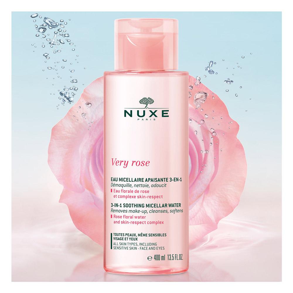 Nuxe VERY ROSE acqua micellare lenitiva 3in1 tutta la pelle Saldi