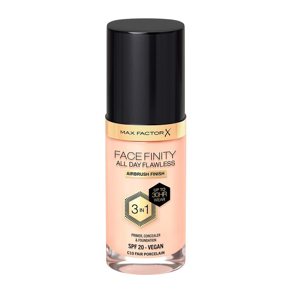 Max Factor FACEFINITY ALL DAY FLAWLESS 3 IN 1 base de maquillaje Novità