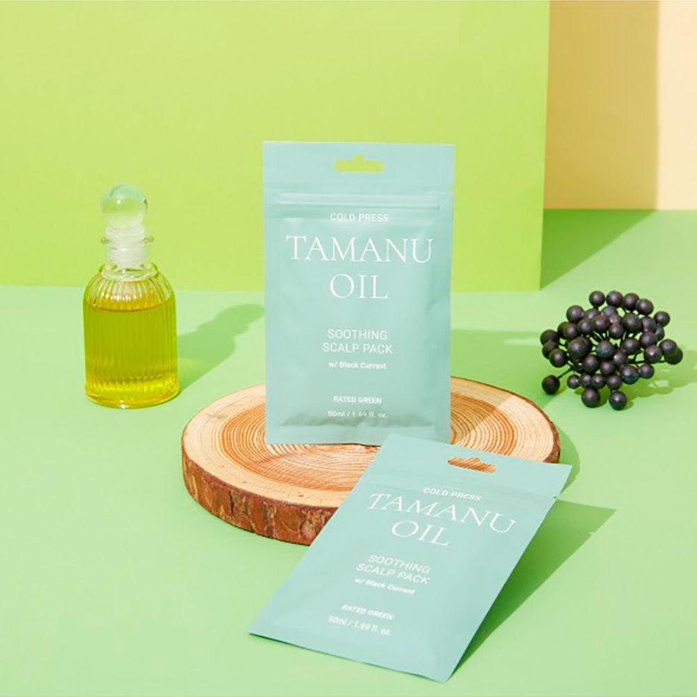 Rated Green OLIO DI TAMANU SPREMUTO A FREDDO cuoio capelluto Esporta salva
