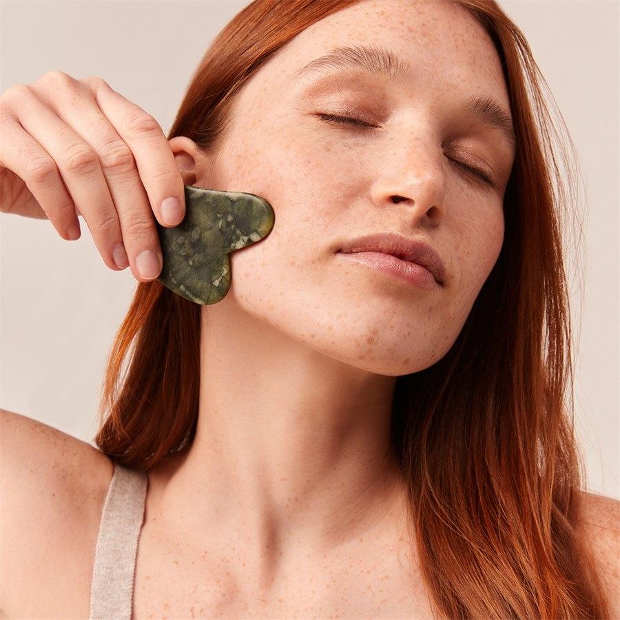GLOV Massaggio del viso Stone Green Jade Shopping Online