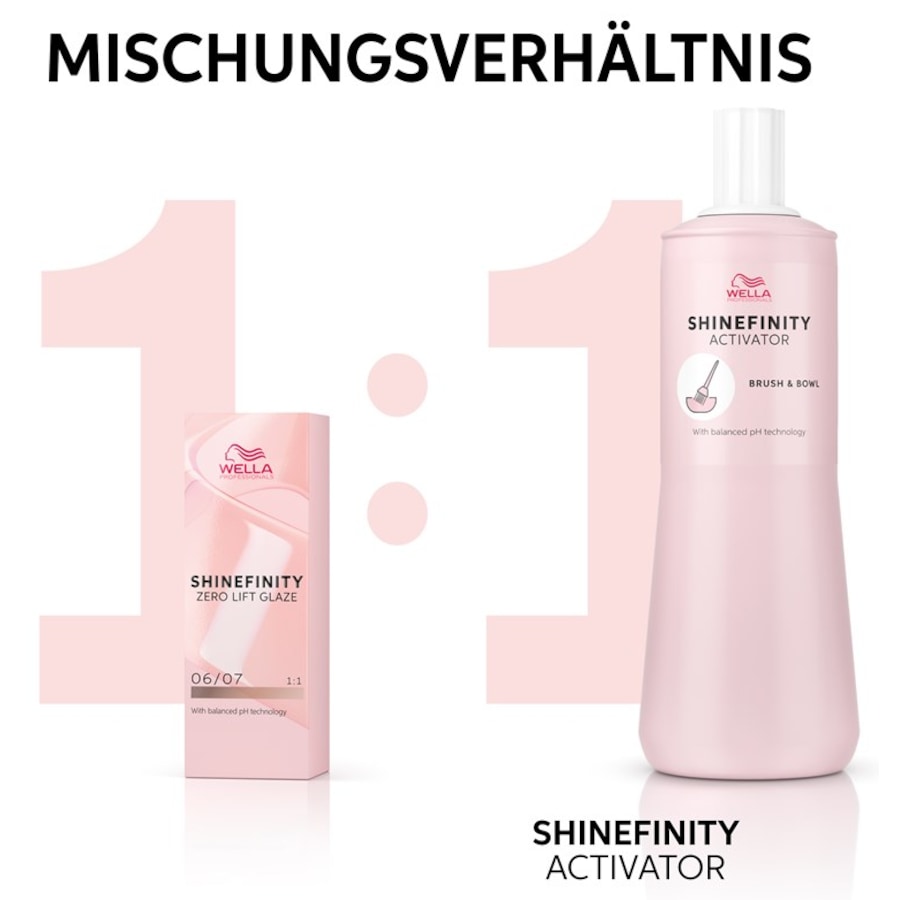 Wella Shinefinity Activator 2% Brush & Bowl Italia