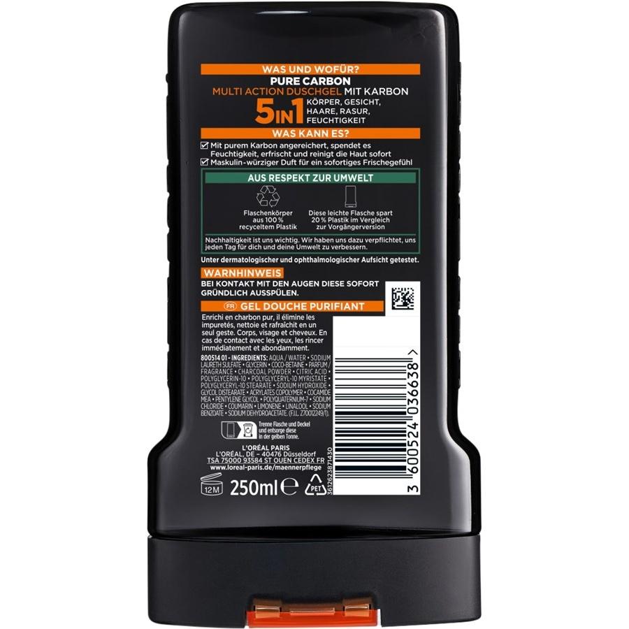 L'Oréal Paris Men Expert Gel doccia Gel doccia Carbon Clean 5 in 1 Sconto