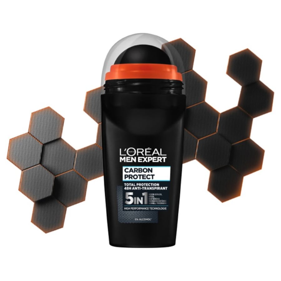 L'Oréal Paris Men Expert Deodoranti Carbon Protect Deodorant Roll-On 4in1 Offerte