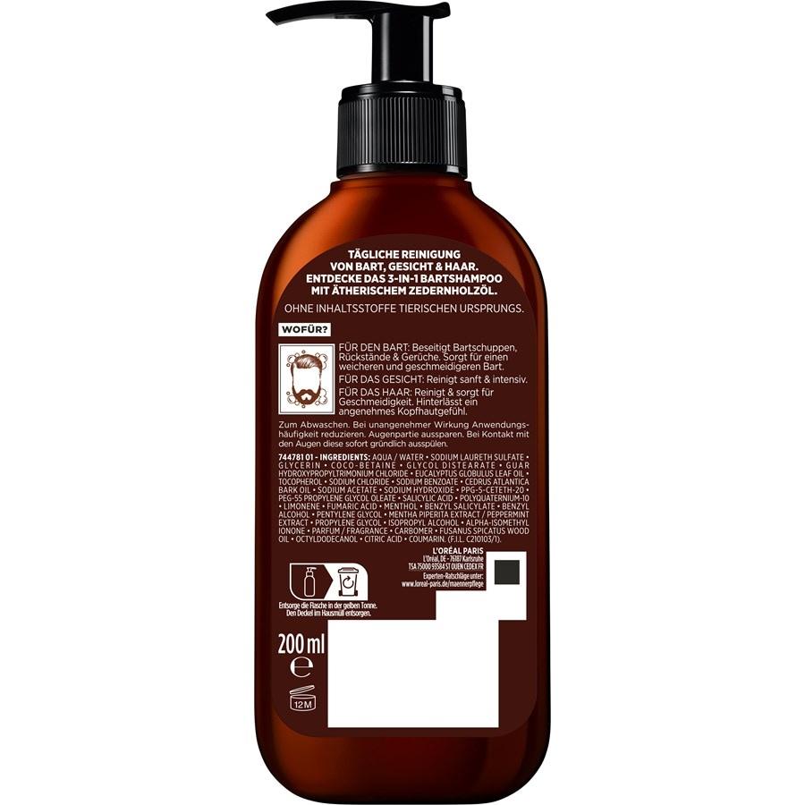 L'Oréal Paris Men Expert Barber Club Shampoo 3In1 barba + viso + capelli Officina