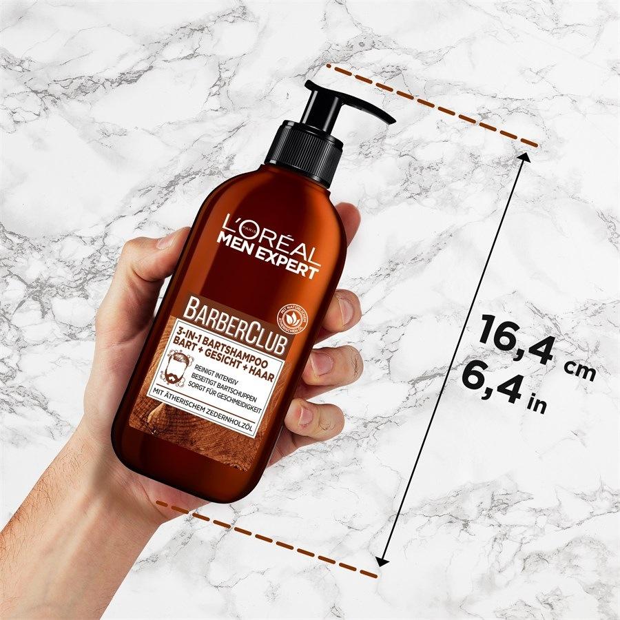 L'Oréal Paris Men Expert Barber Club Shampoo 3In1 barba + viso + capelli Officina