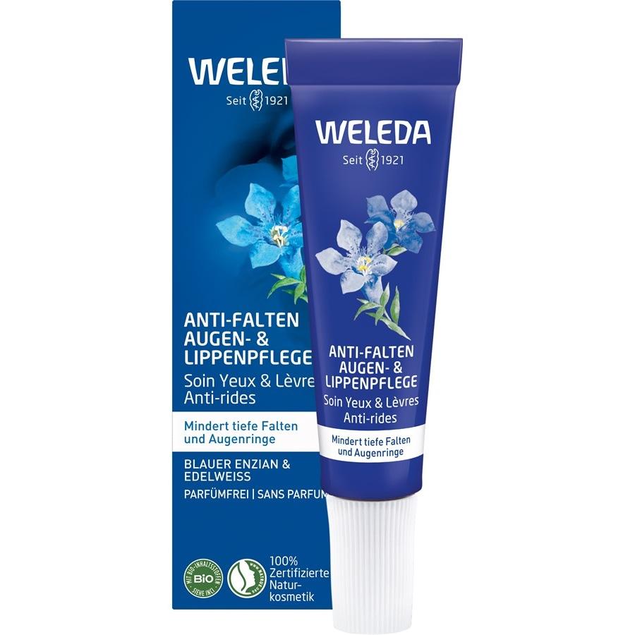 Weleda Cura degli occhi e delle labbra Trattamento antirughe per occhi e labbra Genziana blu e Stella alpina Promozione