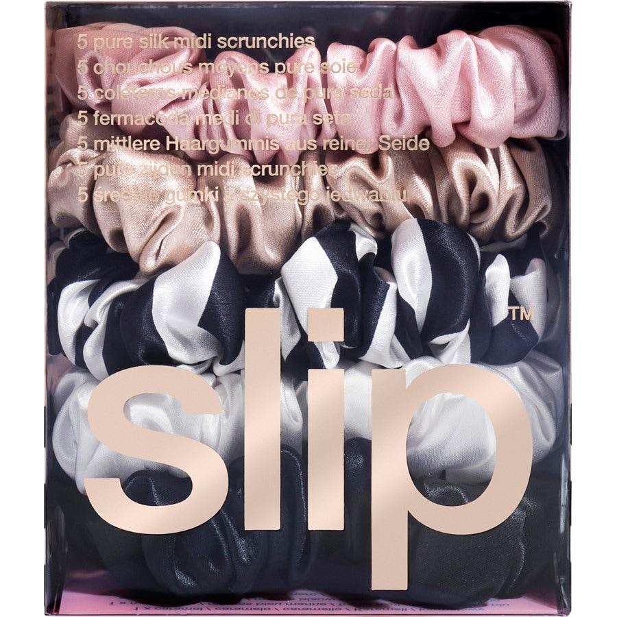 slip Hair Care Pack of 5 Pure Silk Midi Hair Scrunchies Mixed Super Saving Price