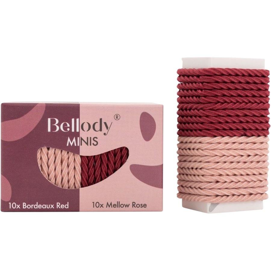 Bellody Minis Hair Rubber Set Mellow Rose & Bordeaux Red ACQUISTA ORA