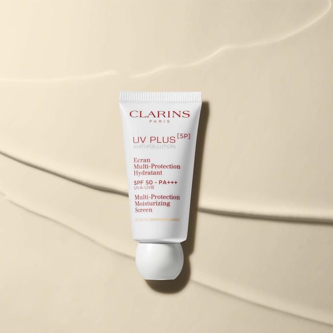 Clarins UV Plus SPF50 texture beige Offerta