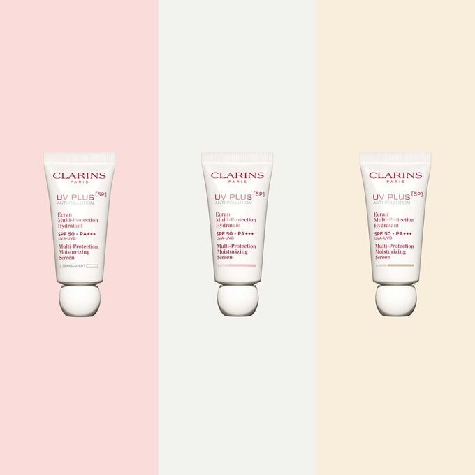 Clarins UV Plus SPF50 texture beige Offerta