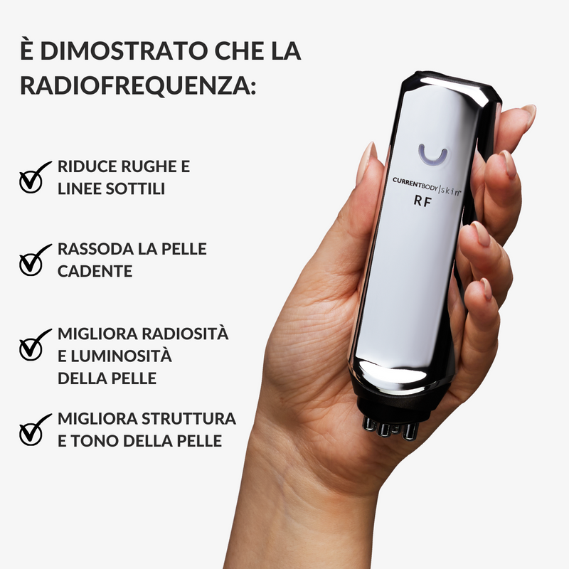 CurrentBody Skin Dispositivo a radiofrequenza per il viso RF Currentbody Skin Presa