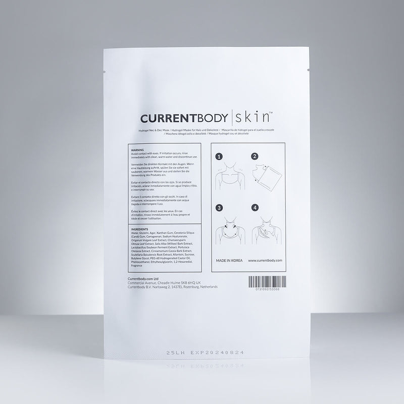 GWP GRATIS Maschera Collo e Décolleté Idrogel CurrentBody Skin Italy