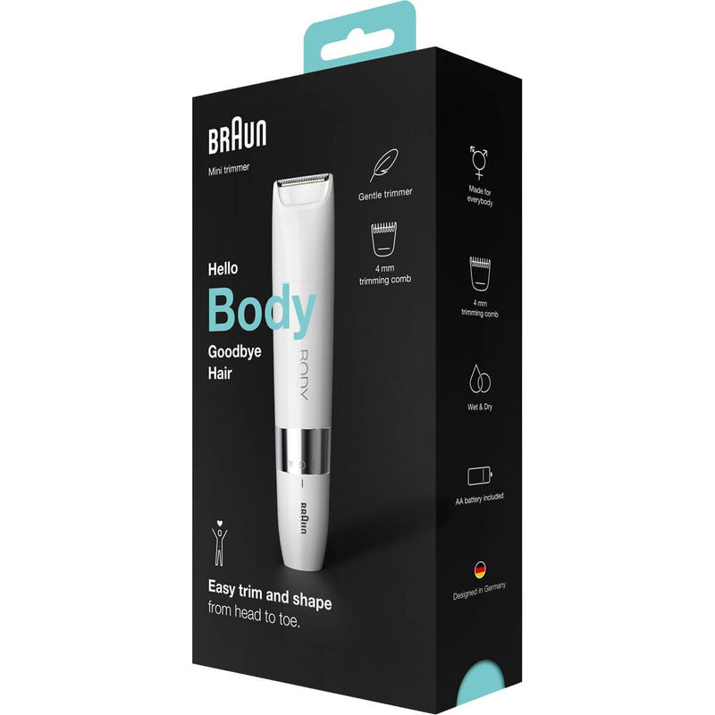 Braun Body Mini Trimmer BS1000 Rasoio Elettrico per il corpo Vendita