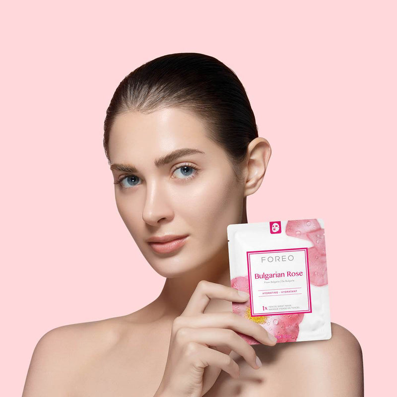 FOREO Bulgarian Rose Moisture-Boosting Sheet Face Mask Economico
