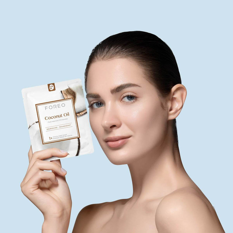 FOREO Coconut Oil Nourishing Sheet Mask Vendita