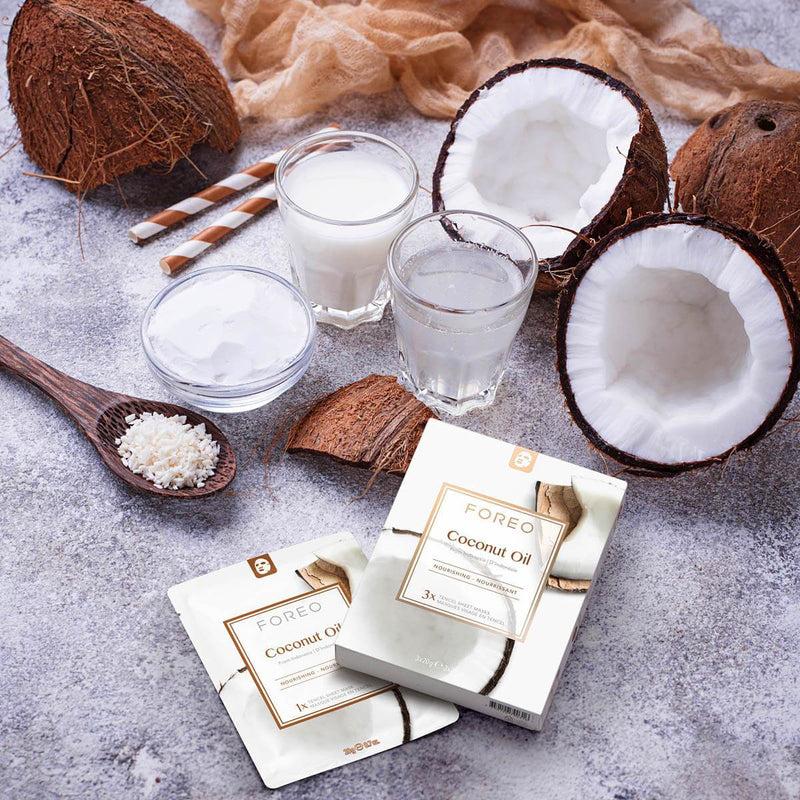 FOREO Coconut Oil Nourishing Sheet Mask Vendita