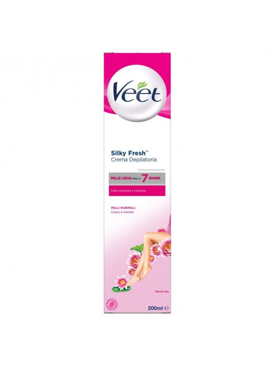 Veet Crema Depilatoria Corpo Pelli Normali Silk & Fresh Technology Ultimi tre giorni