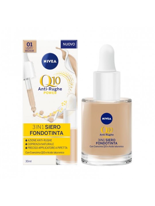 Nivea Q10 Power Anti-Rughe 3in1 Siero Fondotinta Negozi Online