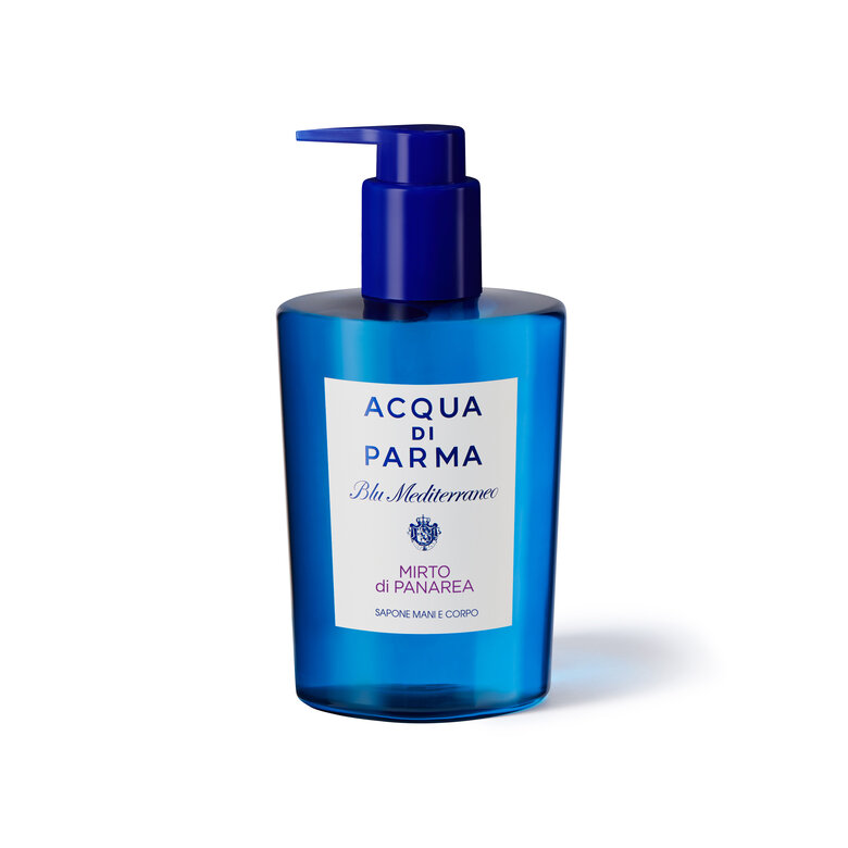 Acqua Di Parma Sapone Mani e Corpo Blu Mediterraneo Mirto di Panarea Acqua Di Parma Sapone Mani e Corpo Blu Mediterraneo Mirto di Panarea