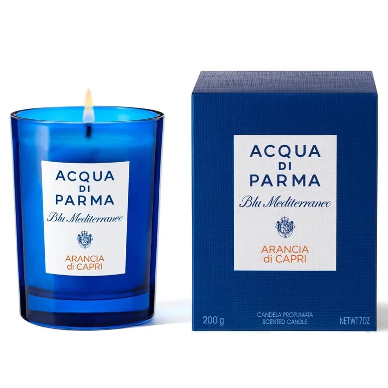 Acqua Di Parma CANDELA BLU MEDITERRANEO ARANCIA DI CAPRI Nuovo